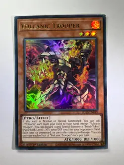 Volcanic Trooper LD10-EN019 Ultra Rare 1st Edition YuGiOh Card NM - Image 1