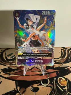 One Piece Card Game - Ms. All Sunday - OP04-064 - Alternate Art Super Rare NM - Image 1