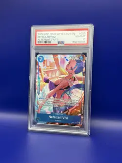 One Piece Nefeltari Vivi EB04-025 SR Foil Alt Art PSA 10 EN - Image 1