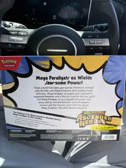 Pokemon TCG Mega Feraligatr ex Box Mega Evolution—Ascended Heroes Promo 2025 - Image 2