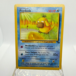 Psyduck 53/62 Fossil Vintage WOTC Pokemon TCG Clean LP - Image 1