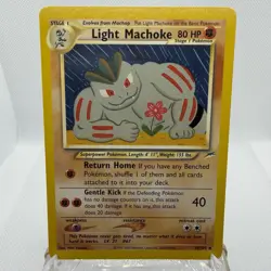 Light Machoke 49/132 Neo Destiny Pokemon English Card NM - Image 1