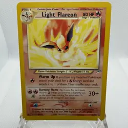 Light Flareon 46/105 Neo Destiny Pokemon Vintage LP - Image 1