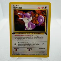 Rattata 66/82 Team Rocket - 1st Edition - Pokemon TCG LP - Image 1