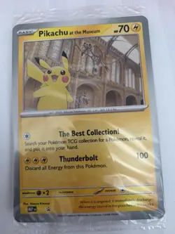 Pikachu At The Museum Pokemon Card - Image 1