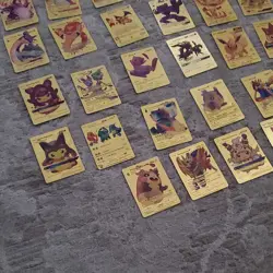 Pokemon TCG Gold Metal Foil 44 Cards Lot English - Image 4