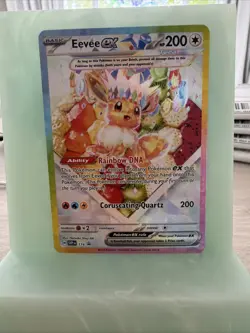 Pokemon TCG Eevee EX 174 Prismatic Evolutions SPC Promo Card (NM Condition) - Image 1