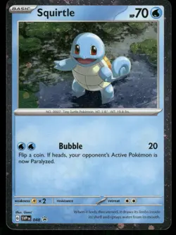 2023 Squirtle - (Cosmos Holo) 048 Promo Holo NM SV: Scarlet & Violet Promo Card - Image 1