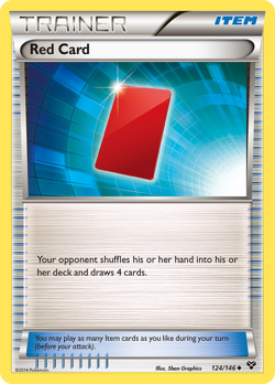 Red Card 124/146 UC XY Pokemon NM/M - Image 1
