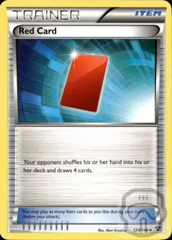 Red Card 124/146 UC XY Pokemon NM/M - Image 3