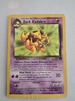 Dark Kadabra Team Rocket 39/82 Pokemon Card MP - Image 1