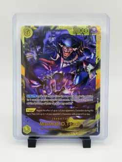 One Piece Card- Marshall.D.Teach (119) OP16-119 SEC The Time of Battle Foil - Image 1