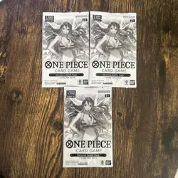 3x One Piece Card Game ENGLISH Heroines Battle Pack SEALED NEW - Image 1