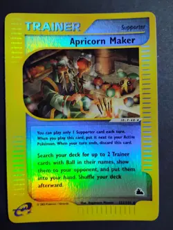Apricorn Maker 121/144 Skyridge Reverse Holo LP Vintage Trainer Pokemon Card - Image 1