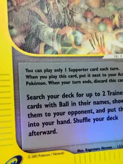 Apricorn Maker 121/144 Skyridge Reverse Holo LP Vintage Trainer Pokemon Card - Image 4