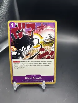 One Piece TCG BASE CARD- Blast Breath ST04-016 - Image 1