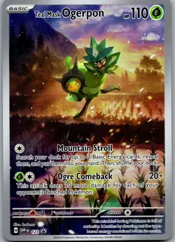 Teal Mask Ogerpon Holo Promo SV: Scarlet & Violet Promo Cards 123 NM - Image 1
