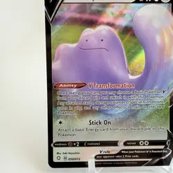 Ditto V 050/072 Shining Fates Ultra Rare Holo Pokemon Card NM - Image 2