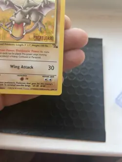 1st Edtion Pre Release Aerodactyl 1/62 Pokemon Card WOTC Fossil Set Ex Condtion - Image 4