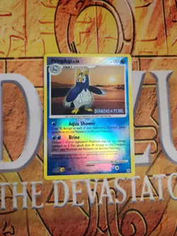 Prinplup 58/130 [Diamond & Pearl] Burger King Promo Holo LP Pokemon Card - Image 1