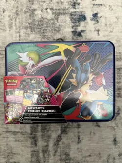 Pokemon 2025 Fall Mega Collector Chest Tin Box - 6 Packs & 3 Foil Cards - Image 1