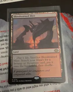 Mtg Bloodstained Mire MH3 Near Mint Rare Land Modern Horizons 3 - Image 1