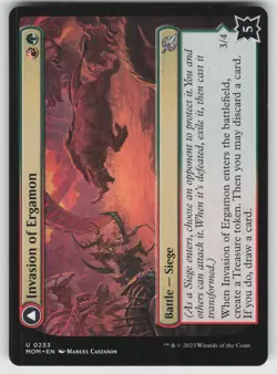 Invasion of Ergamon 233 Uncommon March of the Machine Magic: The Gathering LP - Image 1