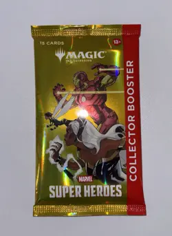Marvel Super Heroes Collector Booster Pack Magic The Gathering - Image 1