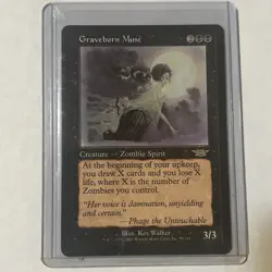 MTG Graveborn Muse Legions Rare Creature - Image 1