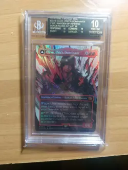Clive, Ifrit's Dominant, Borderless Foil, Final Fantasy #318 BGS 10 Black Label - Image 1
