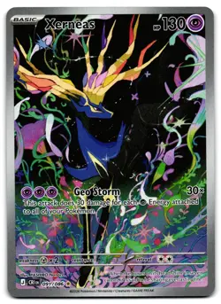 Xerneas 091/086 - 🌊 Chaos Rising Illustration Rare Pokemon TCG Holo 🖤 - NM - Image 1