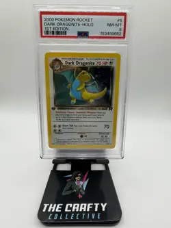 2000 POKEMON TEAM ROCKET - #5 DARK DRAGONITE [1ST EDITION] HOLO - PSA 8 - Image 1
