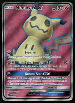 Mimikyu GX 206/214 Lost Thunder LOT Rare Ultra Pokemon LP - Image 1