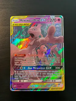 Carte Pokemon : Mewtwo et Mew GX 71/236 Harmonie des Esprits Francaise - Image 1