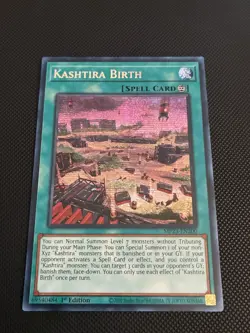 Yugioh! Kashtira Birth (Prismatic Secret Rare) MP23-EN200 1st Edition NM - Image 1
