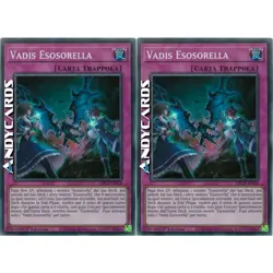 2x VADIS ESOSORELLA • (Exosister Vadis) • Super R • GRCR IT024 • 1Ed • YUGIOH! - Image 1