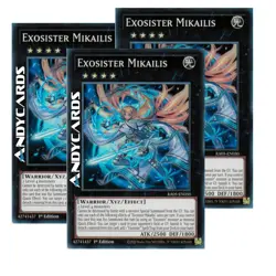 EXOSISTER MIKAILIS 3x (Esosorella Mikailis) Super R • RA05 EN050 • 1Ed • Yugioh! - Image 1