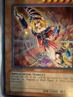 Yu-Gi-Oh Dark Magician Girl CT2-EN004 Secret Rare Limited Edition Promo - Image 3