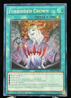 Yu-Gi-Oh! – Forbidden Crown – BPRO-EN067 – Burst Protocol – 1st Ed - Secret Rare - Image 1