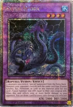 Yugioh! Extox Hydra - BLMR-EN007 - Quarter Century Secret Rare - 1st Edition Nea - Image 1