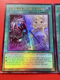 2x The FaLLen & The Virtuous | CH01-EN019 | Ultra Rares | 1st Edition | YuGiOh! - Image 3