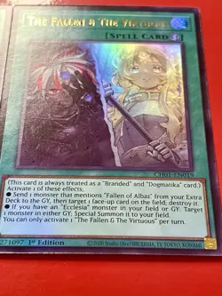 2x The FaLLen & The Virtuous | CH01-EN019 | Ultra Rares | 1st Edition | YuGiOh! - Image 4