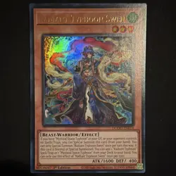 Yu-Gi-Oh! Doom of Dimensions Radiant Typhoon Swen DOOD-EN014 1st Ed Ultra Rare - Image 1