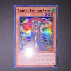 Yu-Gi-Oh! Doom of Dimensions Radiant Typhoon Swen DOOD-EN014 1st Ed Ultra Rare - Image 2