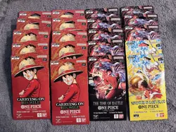 Lot of 20 One Piece Carrying On His Will The Time Of Battle Adventures Kami’s - Image 1