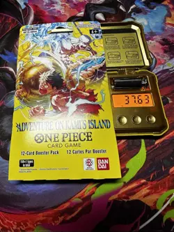 ⚖37.63g HEAVY One Piece Adventure On Kami’s Island OP15-EB04 Sleeved Pack 🔥🔥 - Image 1