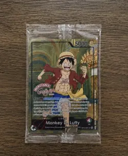 Carte Promo One Piece Luffy Musee Grevin Op13-001 NEUF Scelle - Image 1