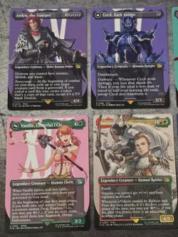 Borderless Strike a Pose Lot MTG Final Fantasy Cecil Vincent Zenos Noctis Joshua - Image 2