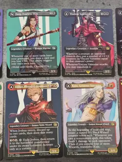 Borderless Strike a Pose Lot MTG Final Fantasy Cecil Vincent Zenos Noctis Joshua - Image 3