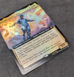 Cosmic Spider-Man (Extended Art) FOIL -MTG Magic the Gathering Spiderman-Crimped - Image 3